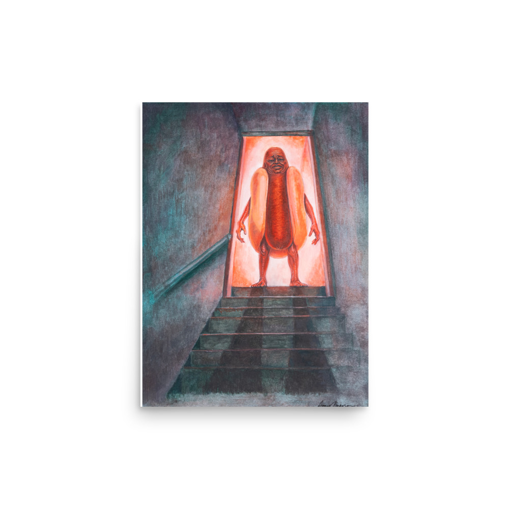 Hot Dog Daddy art print