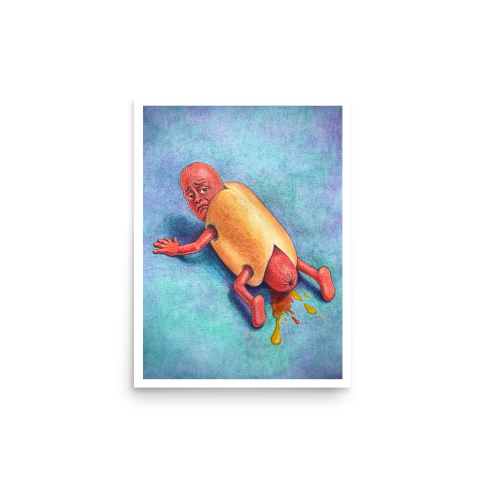 Dirty Dog art print
