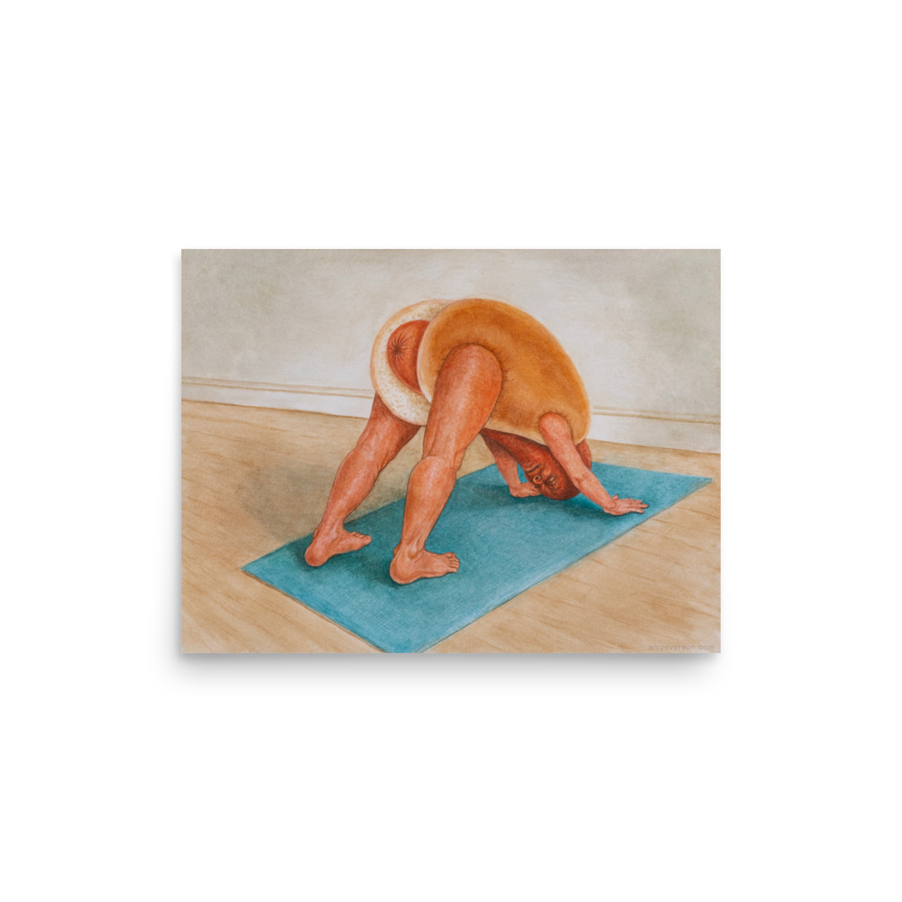Downward Dog art print