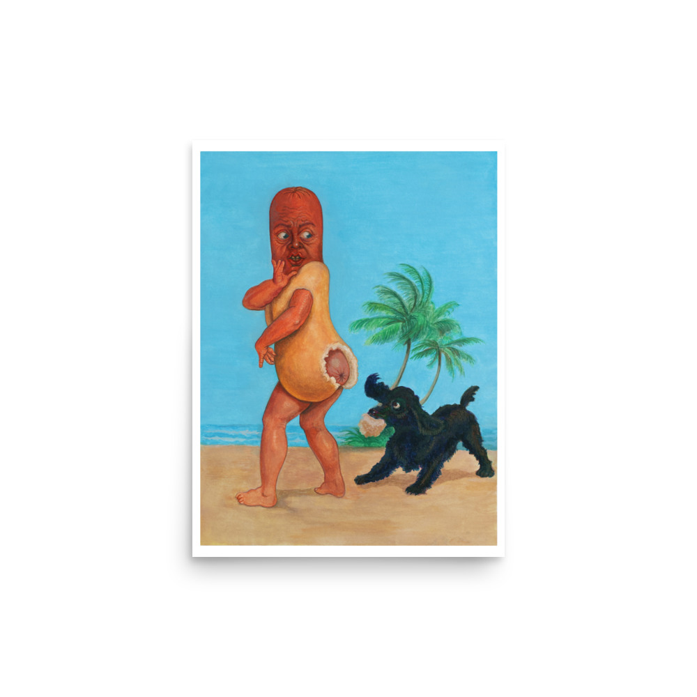 Sun's Out, Buns Out art print